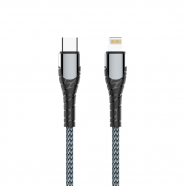 Data kabl LDNIO LC111 PD Type C na iPhone lightning 30W HQ sivi 1m