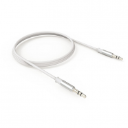 Audio kabl LDNIO LS-Y02 Aux 3.5mm sivi 1m