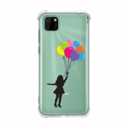 Torbica Silikonska Ice Cube Print za Huawei Y5p Girl With Baloons