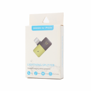 Adapter za slusalice i punjenje W1 iPhone lightning plavi