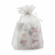 Novogodisnji paketic Power bank 5000 mAh+teracell skin+stalak pop Santa