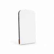 Torbica Teracell flip top za Samsung S7562/S7560/S7580 Trend bela