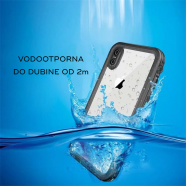 Vodootporna torbica DOT+ za iPhone XS Max crna