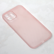 Torbica Carbon fiber za iPhone 12 Pro Max 6.7 roze