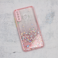 Torbica Frame Glitter za Huawei P30 Lite roze