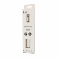 Adapter za slusalice i punjenje IP-5 iPhone lightning srebrni