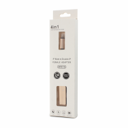 Adapter za slusalice i punjenje IP-5 iPhone lightning zlatni