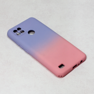 Torbica Double Color za Realme C21 ljubicasto-roze