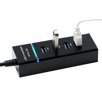 USB 3.0 HUB 4 porta JWD-U36 crni