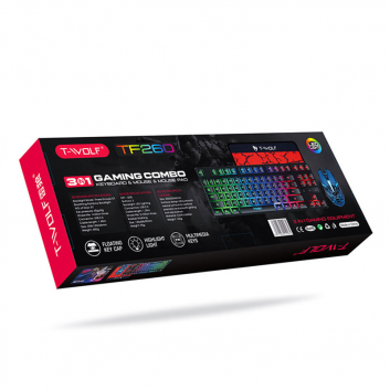 Combo set Gaming T-Wolf TF260 3u1