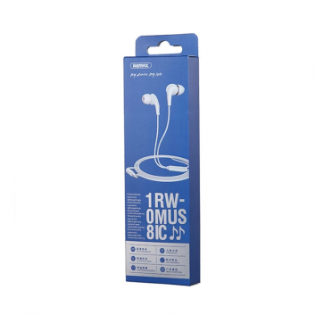Slusalice REMAX Wired RW-108 3.5 mm bele