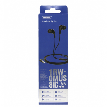 Slusalice REMAX Wired RW-108 3.5 mm crne
