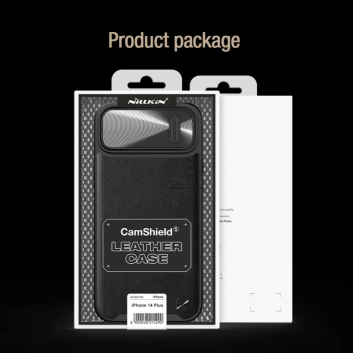 Torbica Nillkin CamShield Leather S za iPhone 14 Plus 6.7 crna