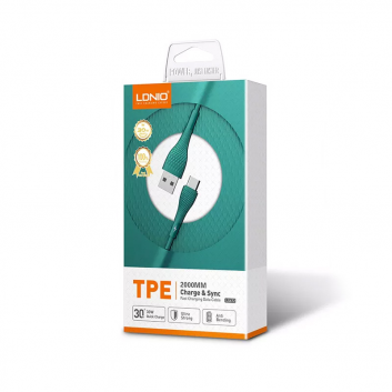Data kabl LDNIO LS672 30W micro USB sivi 2m