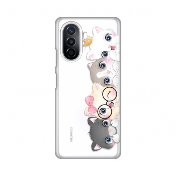 Torbica Silikonska Print Skin za Huawei Nova Y70/Y70 Plus Cats