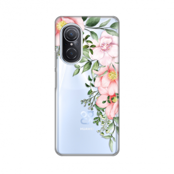 Torbica Silikonska Print Skin za Huawei Nova 9 SE Gentle Roses