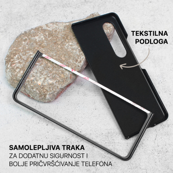 Torbica Canvas za Samsung Z Fold 4 crna