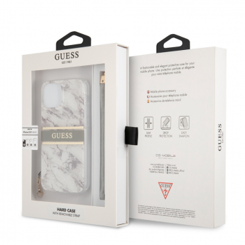 Torbica Guess Marble Strap za iPhone 13 6.1 siva (GUHCP13MKMABGR)