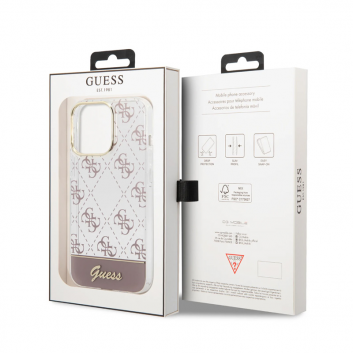Torbica Guess Hc 4G Electro Script za iPhone 14 Pro 6.1 pink (GUHCP14LHG4MHP)