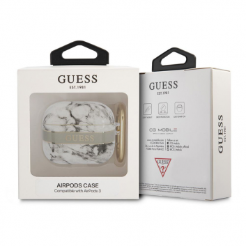 Torbica Guess za Airpods 3 TPU siva (GUA3HCHMAG)