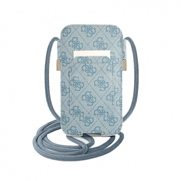 Torbica Guess Pouch PU 4g Stripe 170 mm x 95mm plava (GUPHM4GDBL)