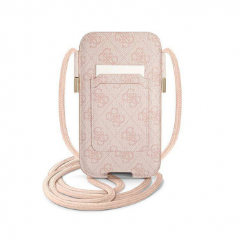 Torbica Guess Pouch PU 4g Stripe 170 mm x 95mm pink (GUPHM4GDPI)