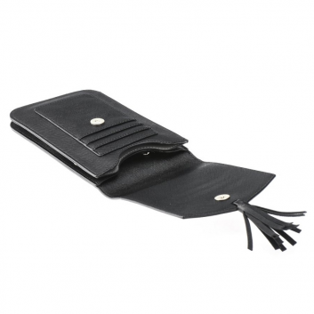 Torbica Guess Saffiano Look Wallet za telefon univerzalna crna (GUWBSSABK)