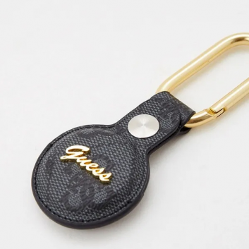 Airtag Guess Script Logo Dog Clip crni (GUATP4GMSRK)