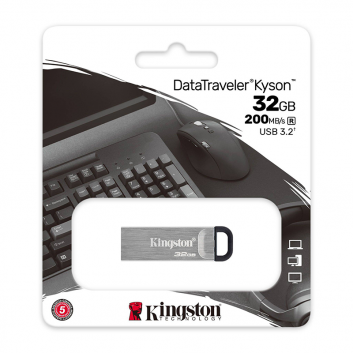 Kingston Data Traveler Kyson USB flash memorija 32GB 3.2 srebrna