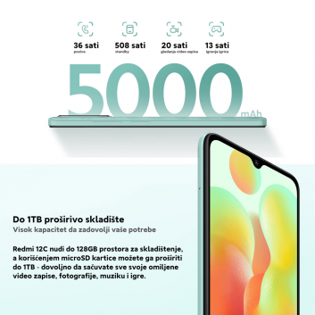 Mobilni telefon Xiaomi Redmi 12C 6.71
