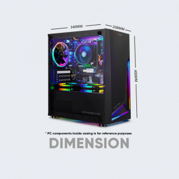 Racunar ZEUS Ryzen 5 5500 / DDR4 16GB / M.2 512Gb / RX6500XT 4GB