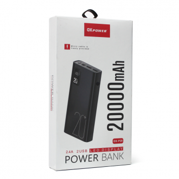 Back up baterija Oxpower P20 20000 mAh crna