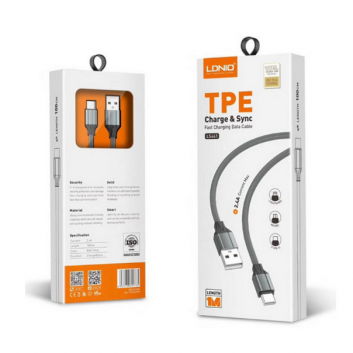 Data kabl LDNIO LS441 Type C sivi 1m