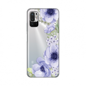 Torbica Silikonska Print Skin za Xiaomi Redmi Note 10 5G Blue Roses