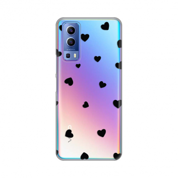 Torbica Silikonska Print Skin za Vivo Y72 Hearts
