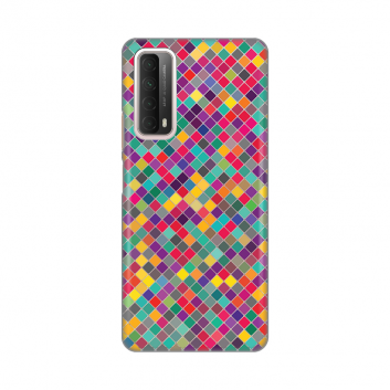 Torbica Silikonska Print Skin za Huawei P Smart 2021 Colorful cubes
