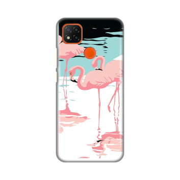Torbica Silikonska Print za Xiaomi  Redmi 9C/10A Pink Flamingos