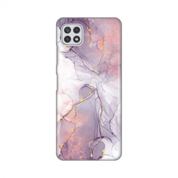 Torbica Silikonska Print za Samsung A22 5G Pink Marble