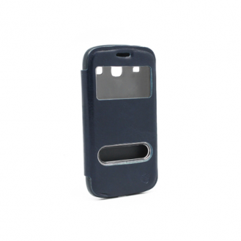 Torbica Teracell Vogue view za Samsung I8260/I8262 Core plava