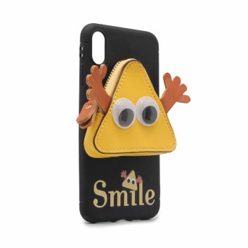 Torbica Smile za iPhone XS Max crna