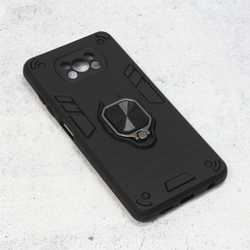 Torbica Cube Ring za Xiaomi Poco X3/X3 Pro/X3 NFC crna