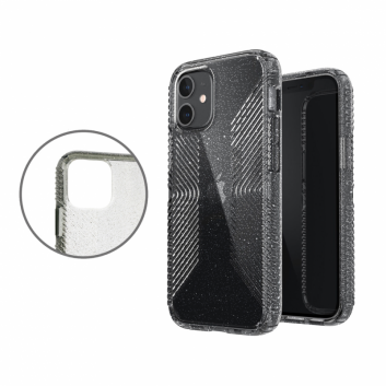 Torbica Presidio Silikon Diamond za iPhone 12 Mini 5.4 srebrna