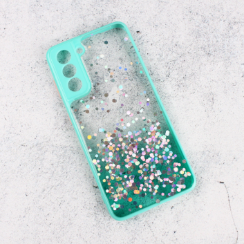 Torbica Frame Glitter za Samsung G991B Galaxy S21 mint