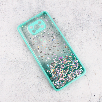 Torbica Frame Glitter za Xiaomi Poco X3/X3 NFC mint