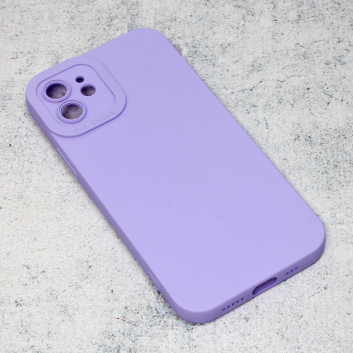 Torbica Silikon Pro Camera za iPhone 12 6.1 ljubicasta